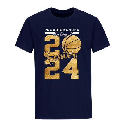 Proud Grandpa Of A 2024 Graduate Unisex Shirt D17