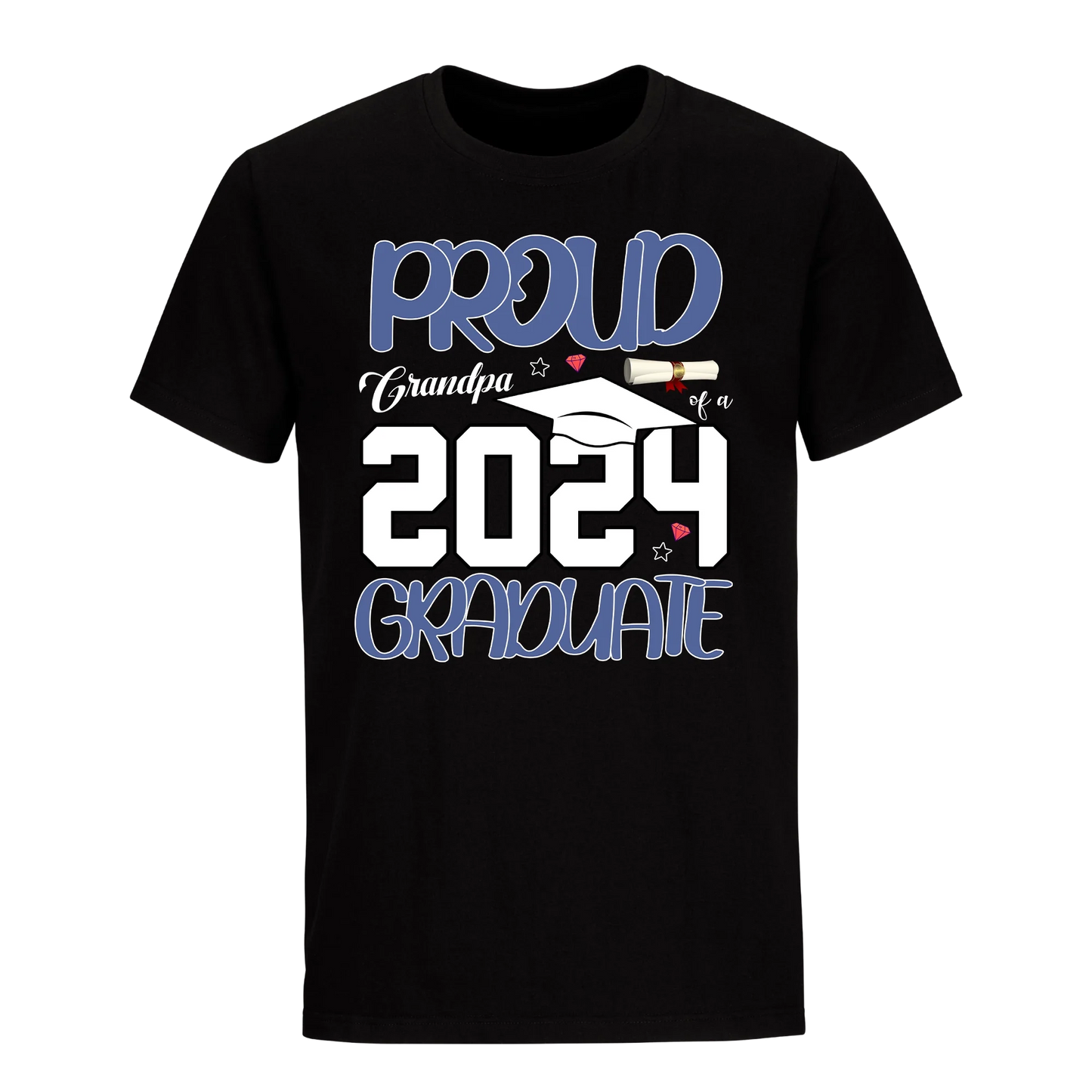 Proud Grandpa Of A 2024 Graduate Unisex Shirt D10