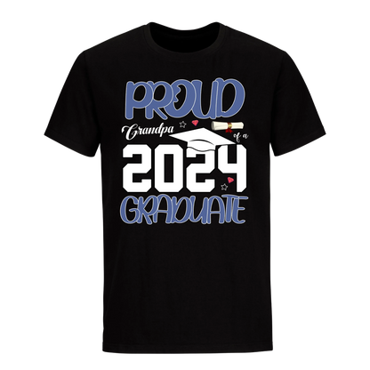 Proud Grandpa Of A 2024 Graduate Unisex Shirt D10