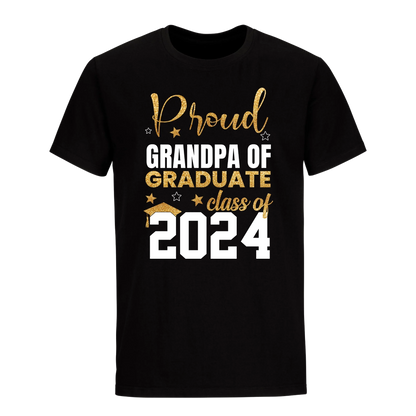 Proud Grandpa Of A 2024 Graduate Unisex Shirt D13