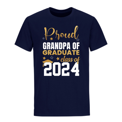 Proud Grandpa Of A 2024 Graduate Unisex Shirt D13