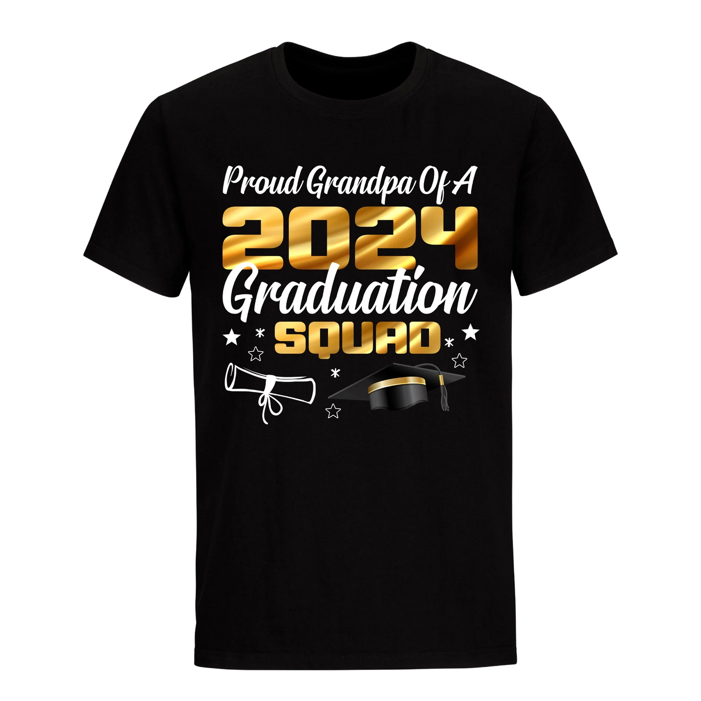 Proud Grandpa Of A 2024 Graduate Unisex Shirt D11