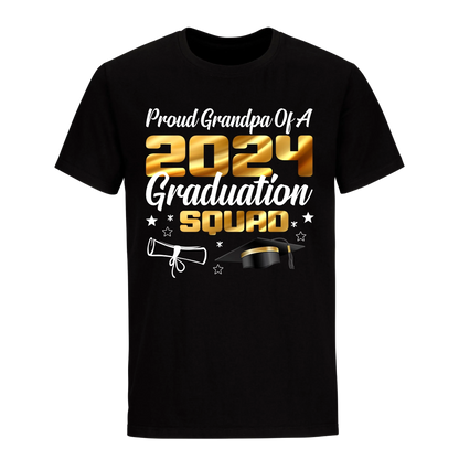 Proud Grandpa Of A 2024 Graduate Unisex Shirt D11