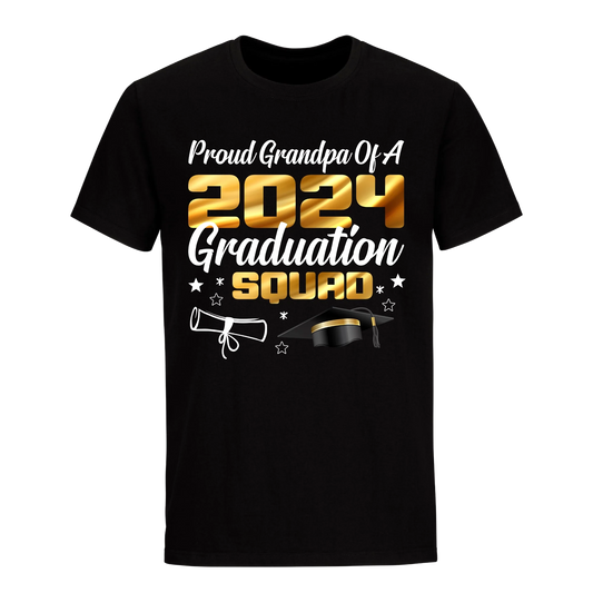 Proud Grandpa Of A 2024 Graduate Unisex Shirt D11