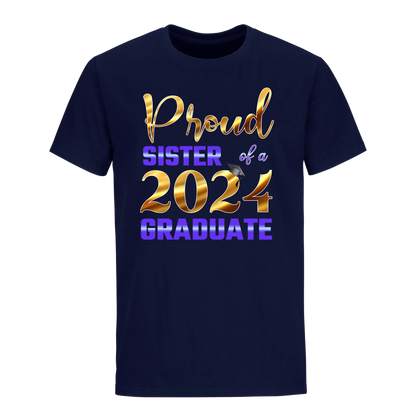 Proud Sister Of A 2024 Graduate Unisex Shirt D15