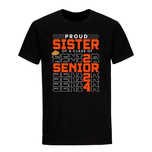 Proud Sister Of A 2024 Graduate Unisex Shirt D14