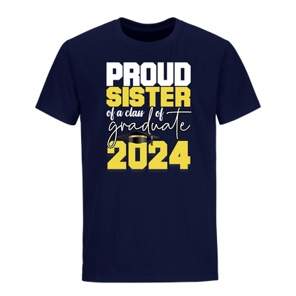 Proud Sister Of A 2024 Graduate Unisex Shirt D5