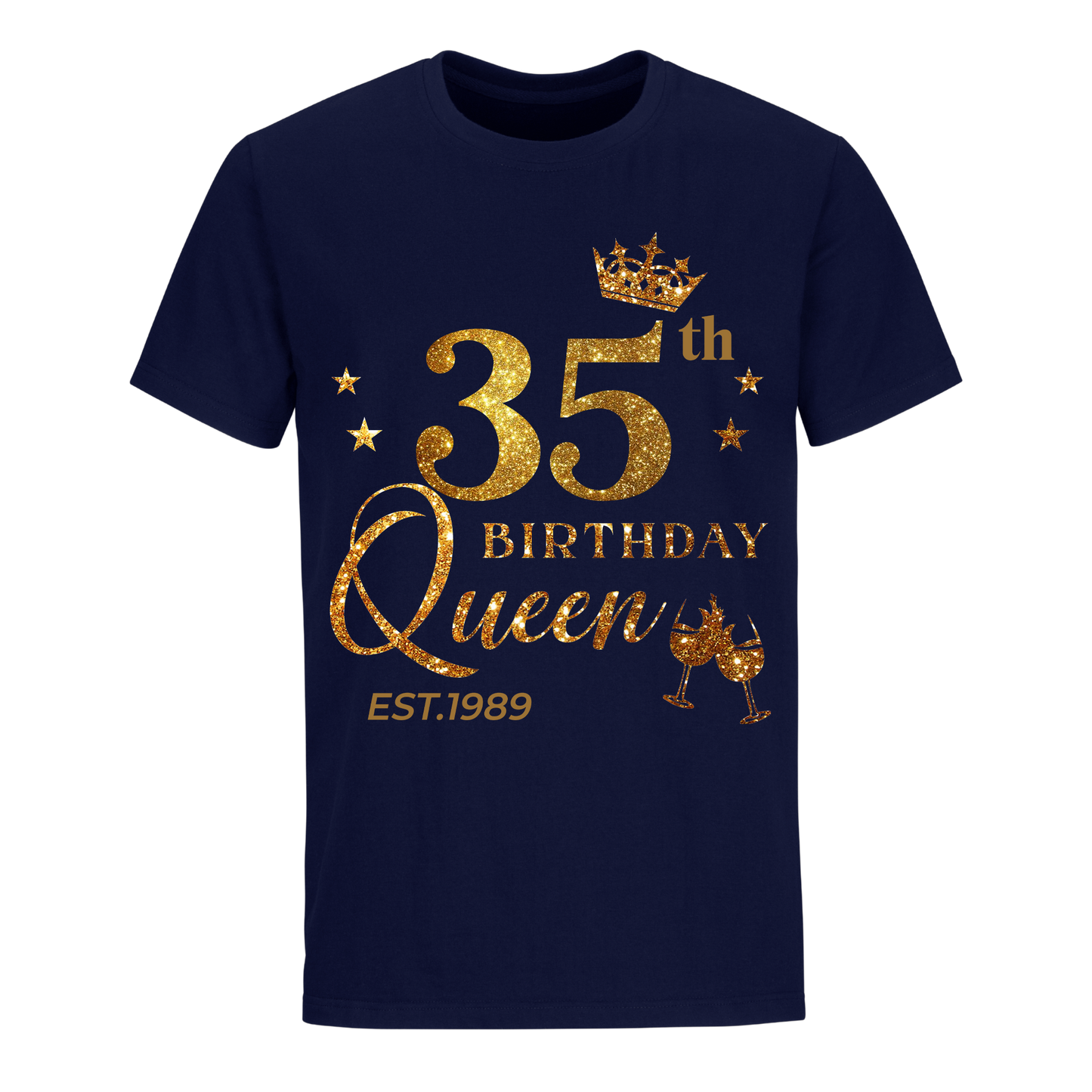 QUEEN 35TH 1989 BIRTHDAY UNISEX SHIRT