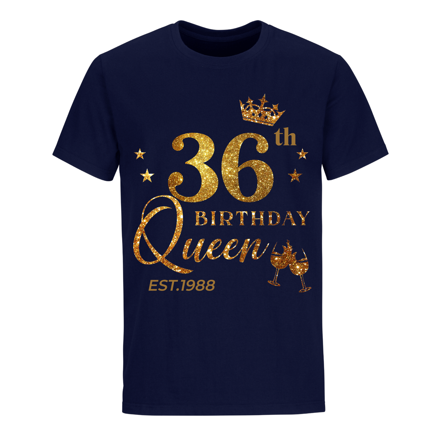 QUEEN 36TH 1988 BIRTHDAY UNISEX SHIRT