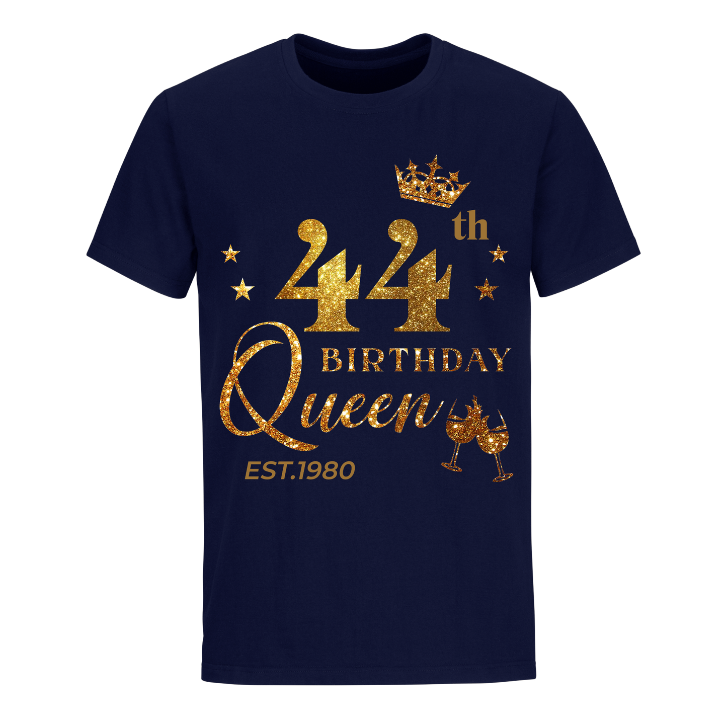 QUEEN 44TH 1980 BIRTHDAY UNISEX SHIRT