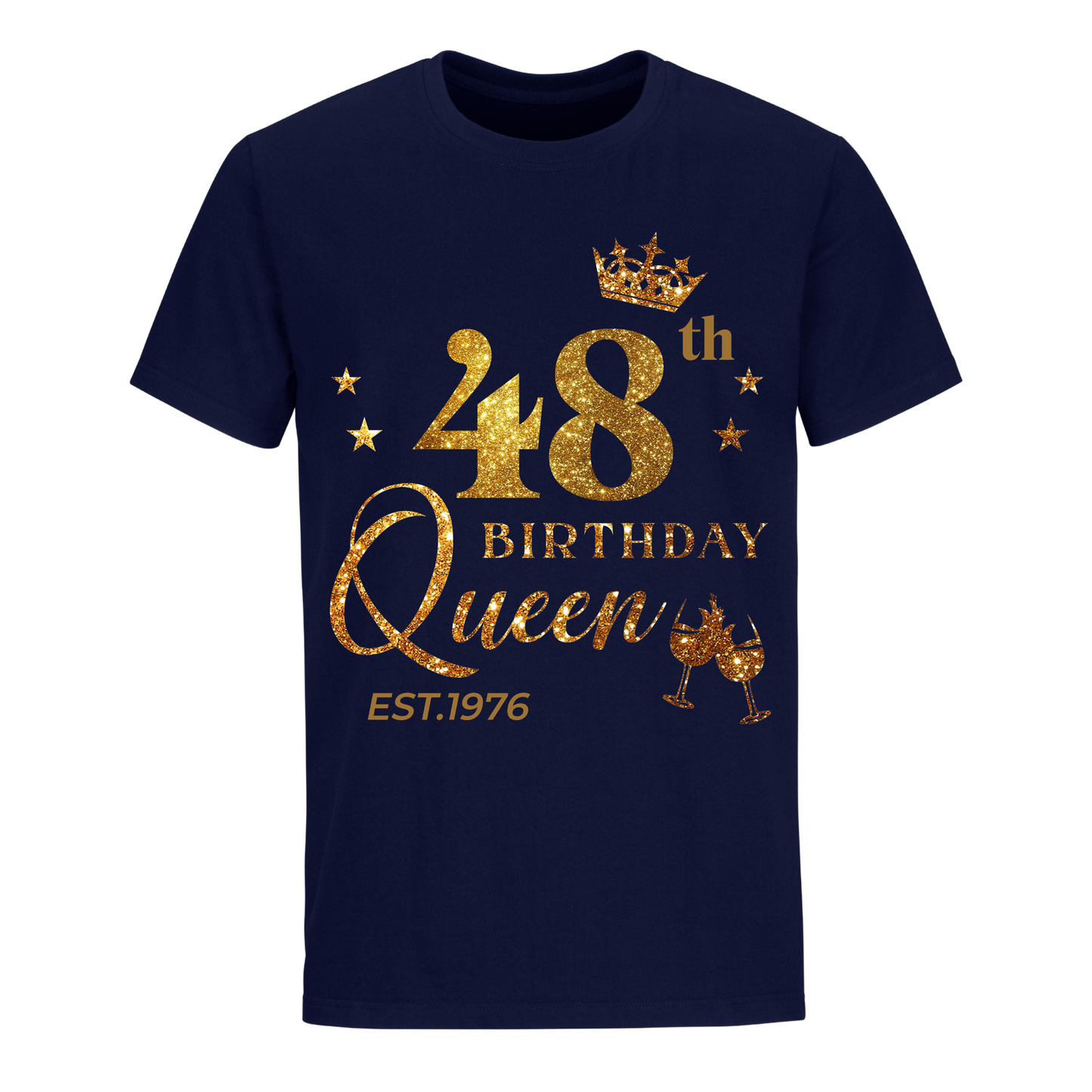 QUEEN 48TH 1976 BIRTHDAY UNISEX SHIRT