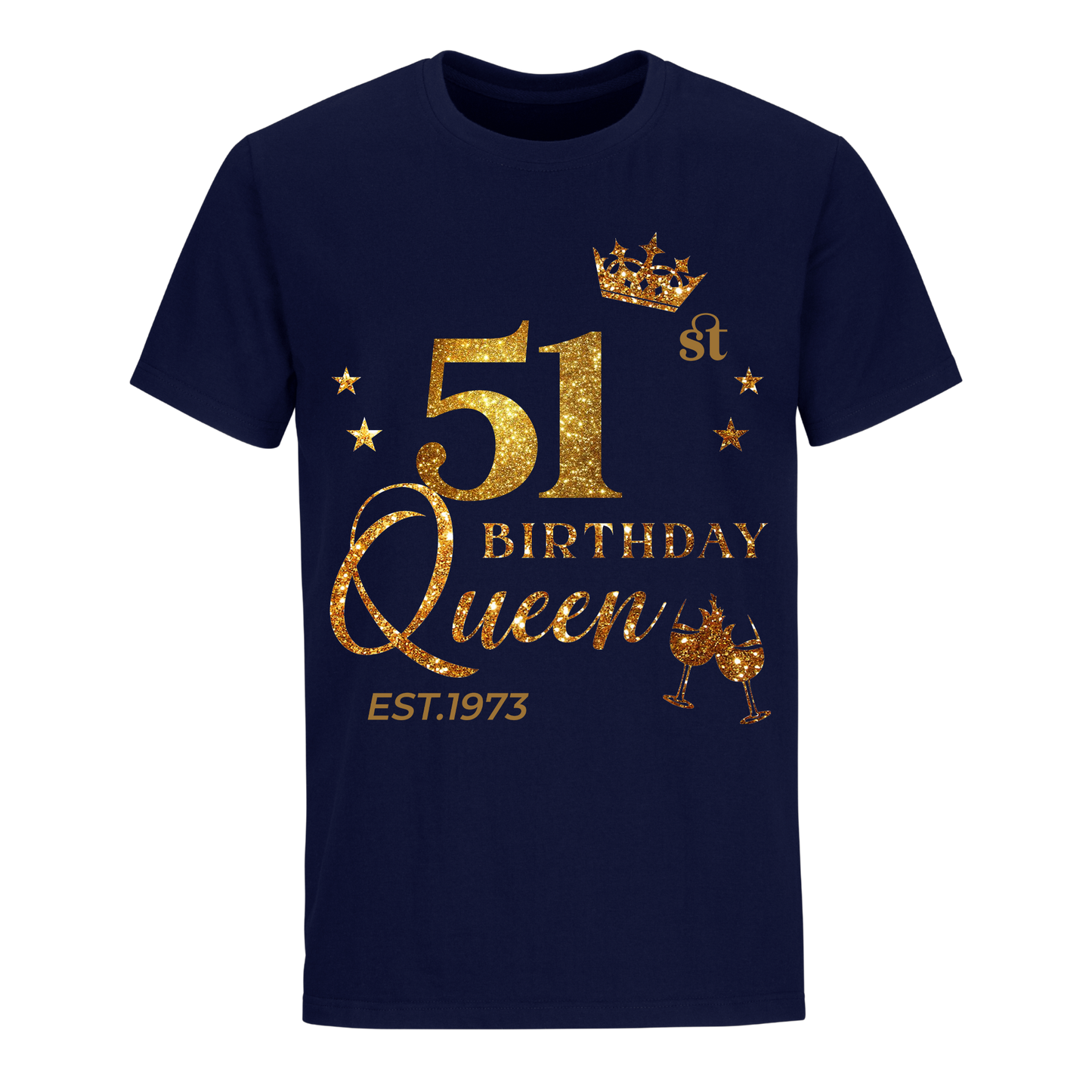 QUEEN 51ST 1973 BIRTHDAY UNISEX SHIRT