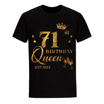 QUEEN 71ST 1953 BIRTHDAY UNISEX SHIRT