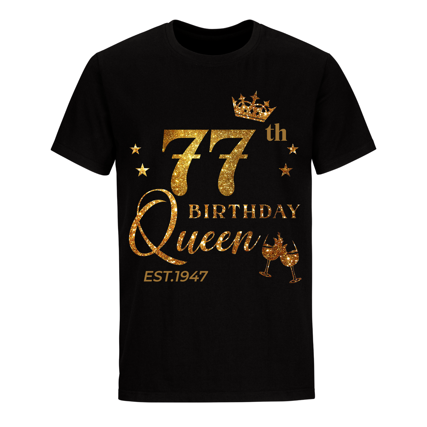 QUEEN 77TH 1947 BIRTHDAY UNISEX SHIRT