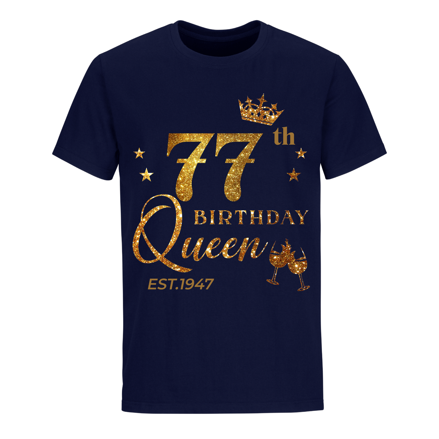 QUEEN 77TH 1947 BIRTHDAY UNISEX SHIRT