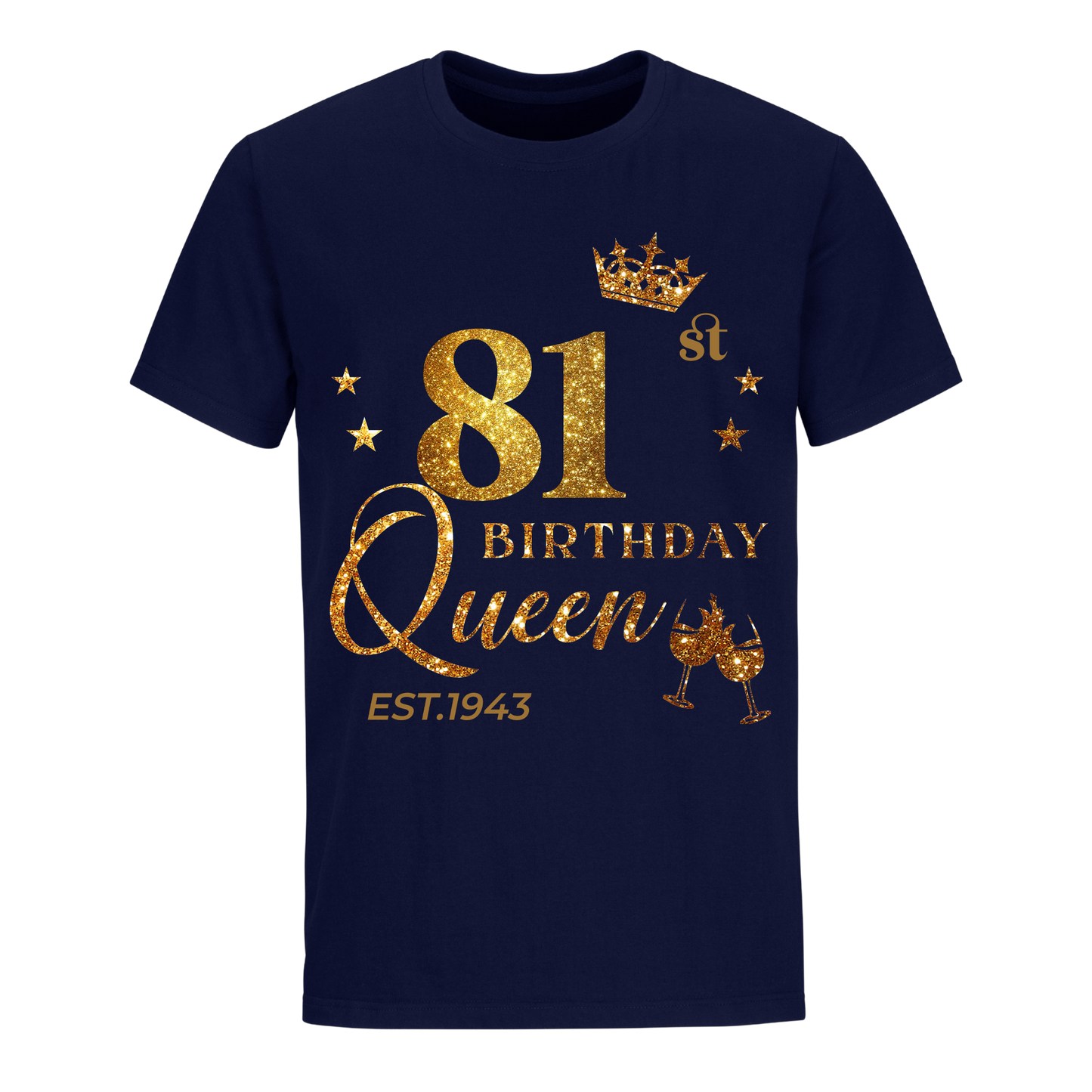 QUEEN 81ST 1943 BIRTHDAY UNISEX SHIRT