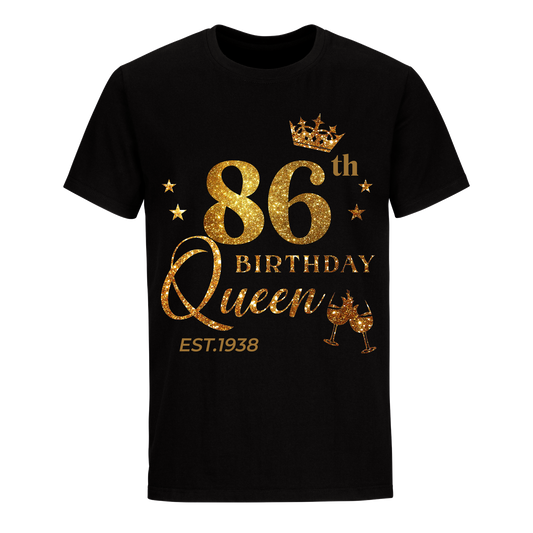 QUEEN 86TH 1938 BIRTHDAY UNISEX SHIRT