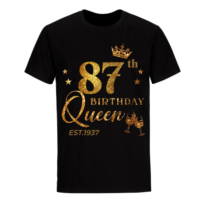 QUEEN 87TH 1937 BIRTHDAY UNISEX SHIRT