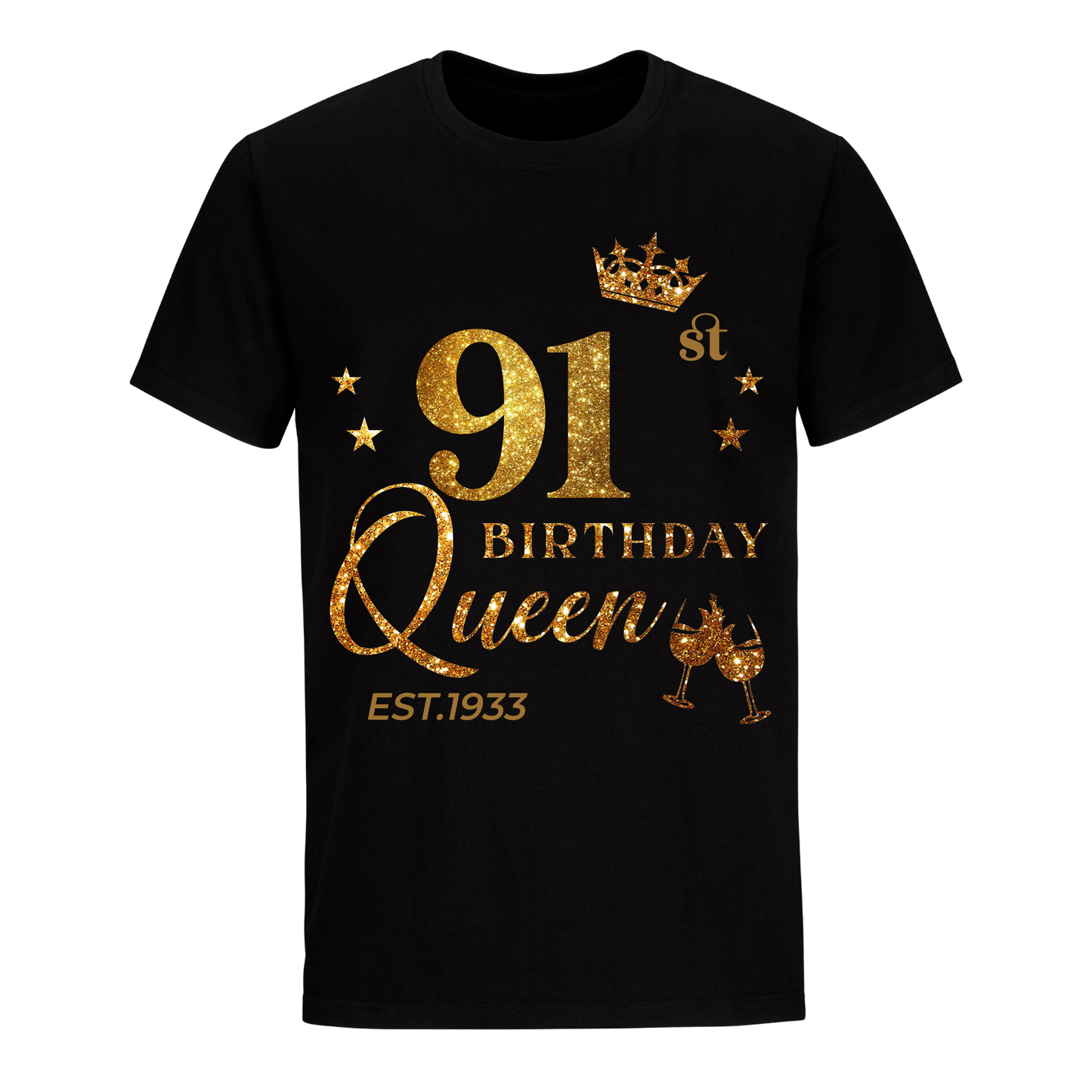 QUEEN 91ST 1933 BIRTHDAY UNISEX SHIRT