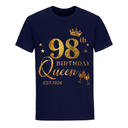 QUEEN 98TH 1926 BIRTHDAY UNISEX SHIRT