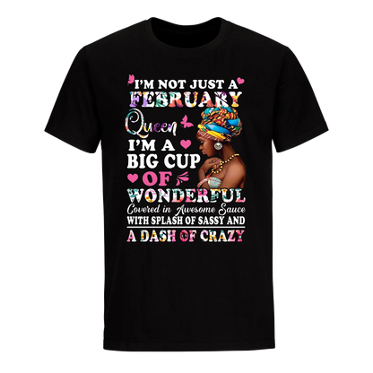 QUEEN BIG CUP FEBRUARY UNISEX SHIRT