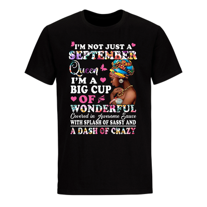 QUEEN BIG CUP SEPTEMBER UNISEX SHIRT