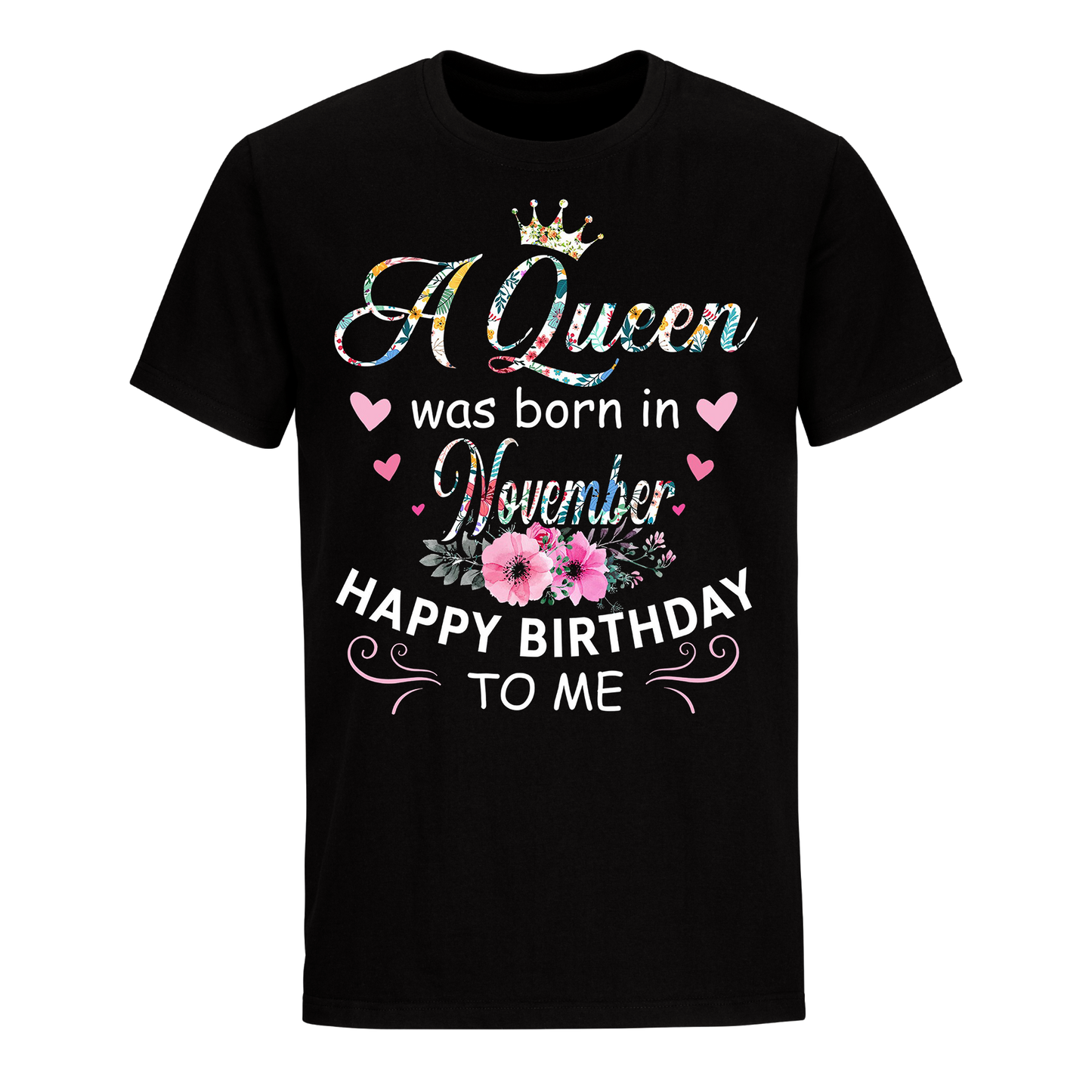 QUEEN BORN NOVEMBER UNISEX SHIRT