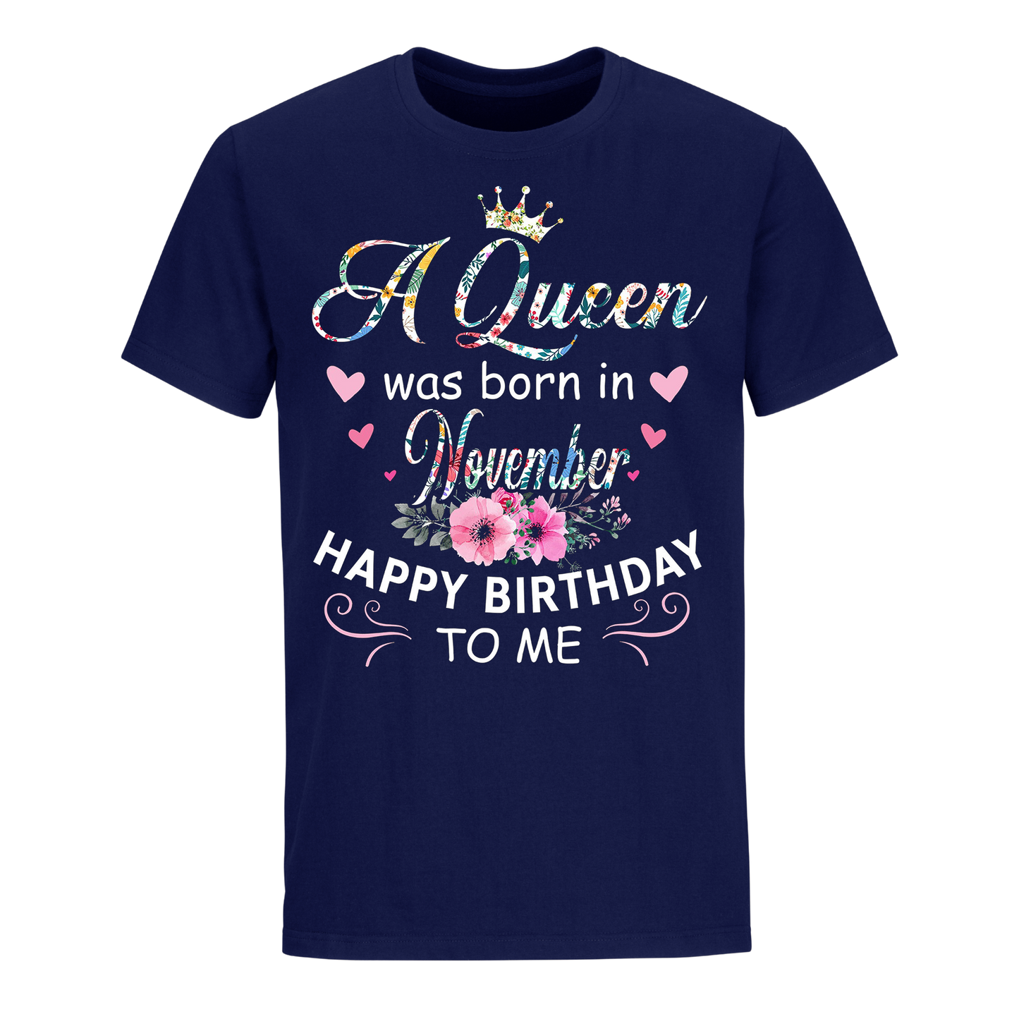 QUEEN BORN NOVEMBER UNISEX SHIRT