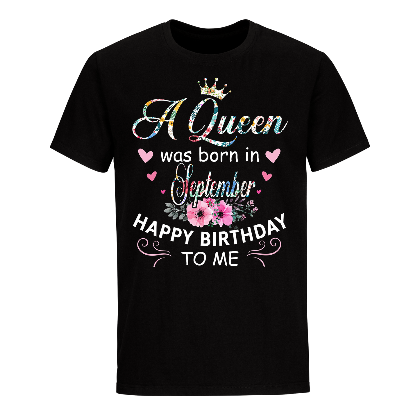 QUEEN BORN SEPTEMBER UNISEX SHIRT