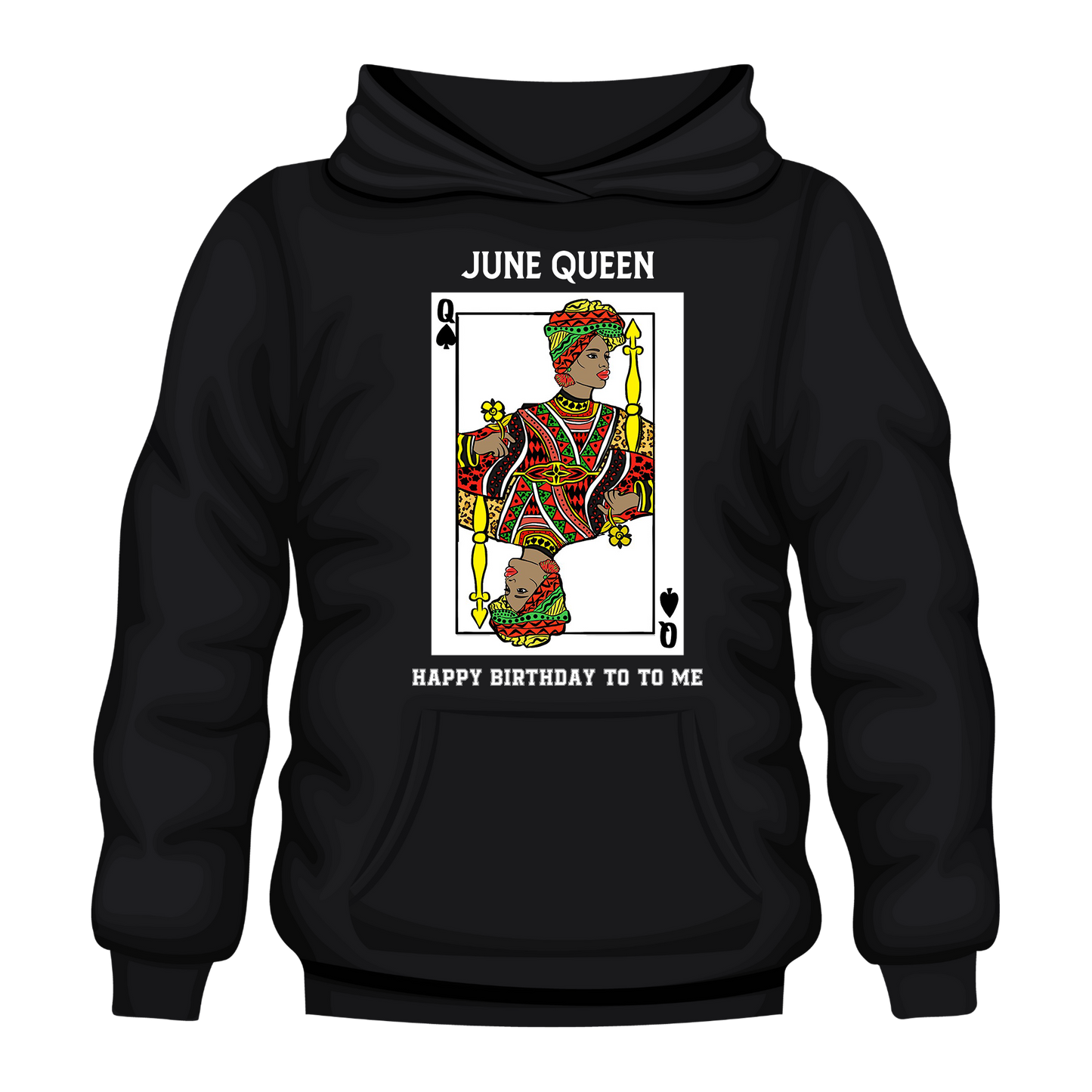 Queen Card June Hooded Unisex Sweatshirt