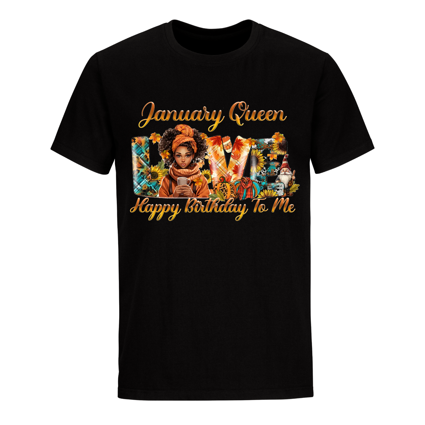 QUEEN LOVE JANUARY UNISEX SHIRT