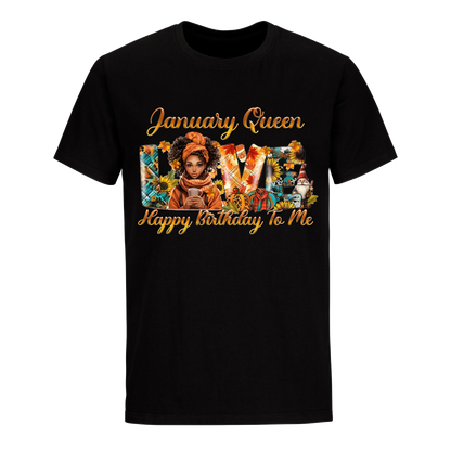 QUEEN LOVE JANUARY UNISEX SHIRT