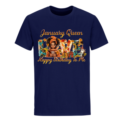 QUEEN LOVE JANUARY UNISEX SHIRT