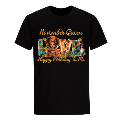 QUEEN LOVE NOVEMBER UNISEX SHIRT