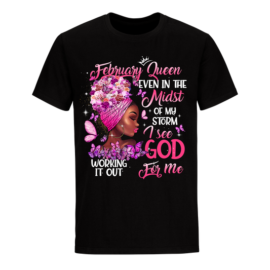 QUEEN MIDST GOD FEBRUARY UNISEX SHIRT