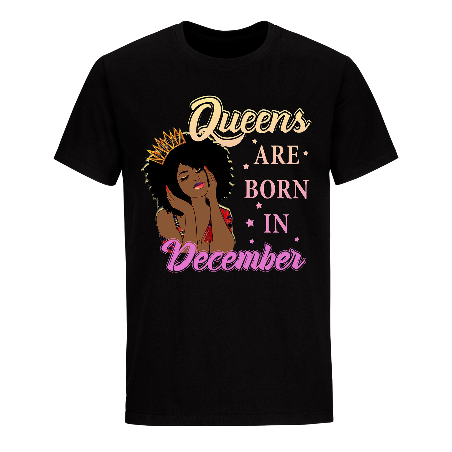 QUEENS BORN DECEMBER UNISEX SHIRT