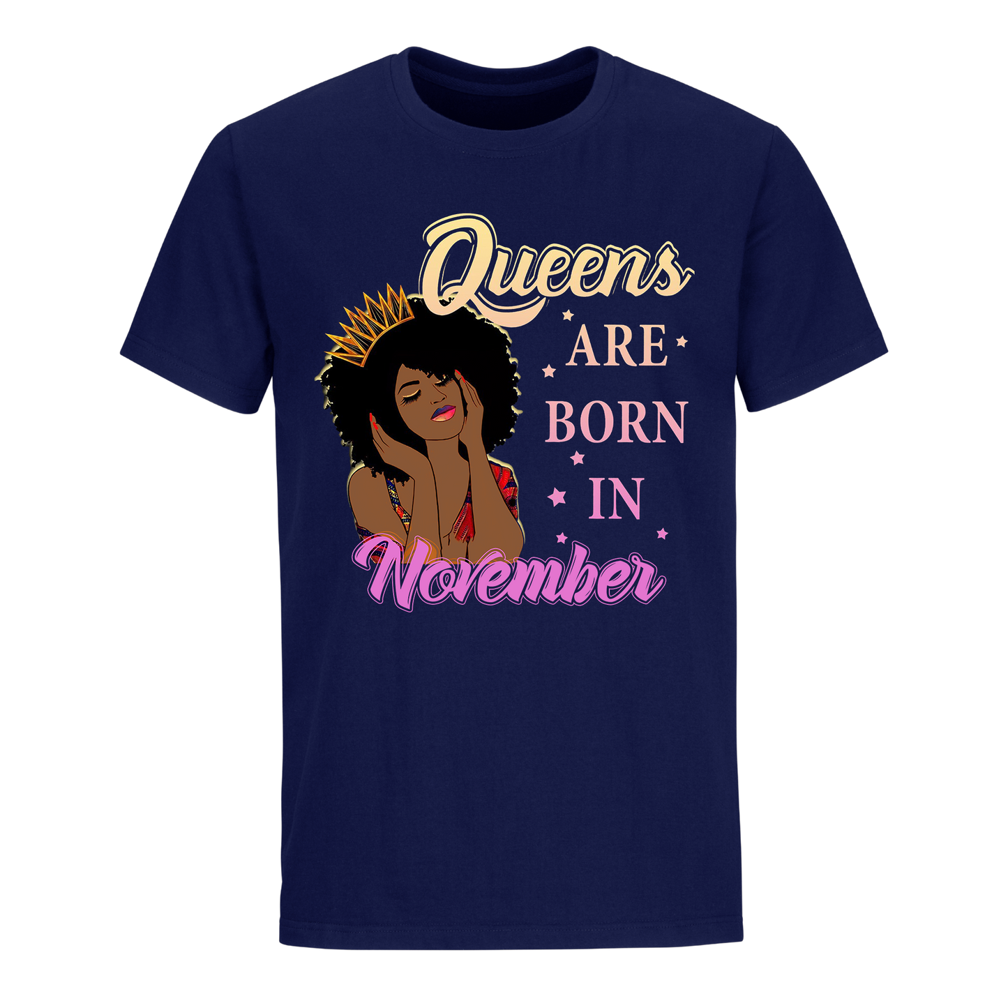 QUEENS BORN NOVEMBER UNISEX SHIRT