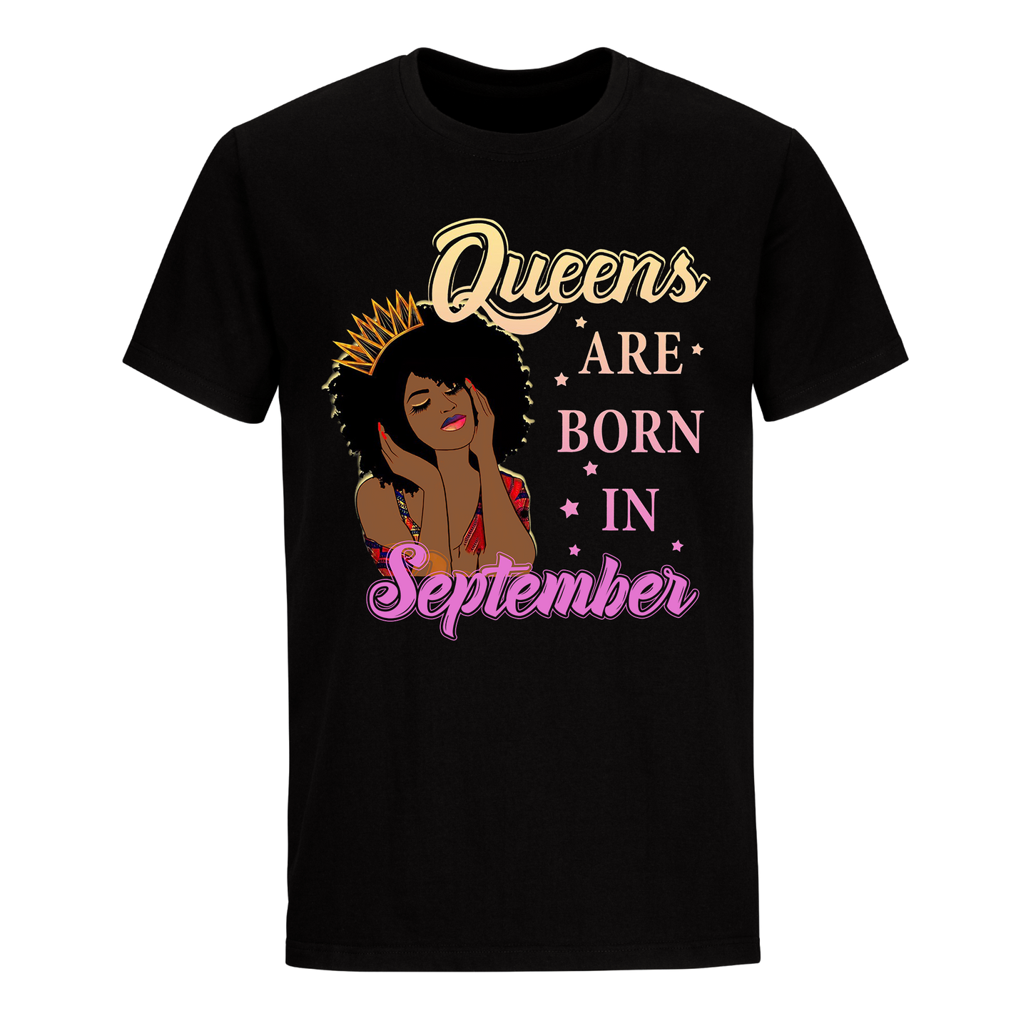 QUEENS BORN SEPTEMBER UNISEX SHIRT