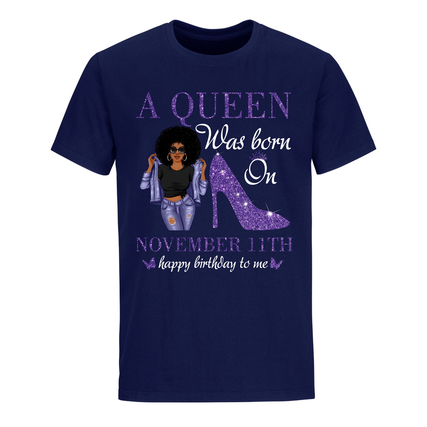 QUEEN WAS BORN NOVEMBER 11 UNISEX SHIRT