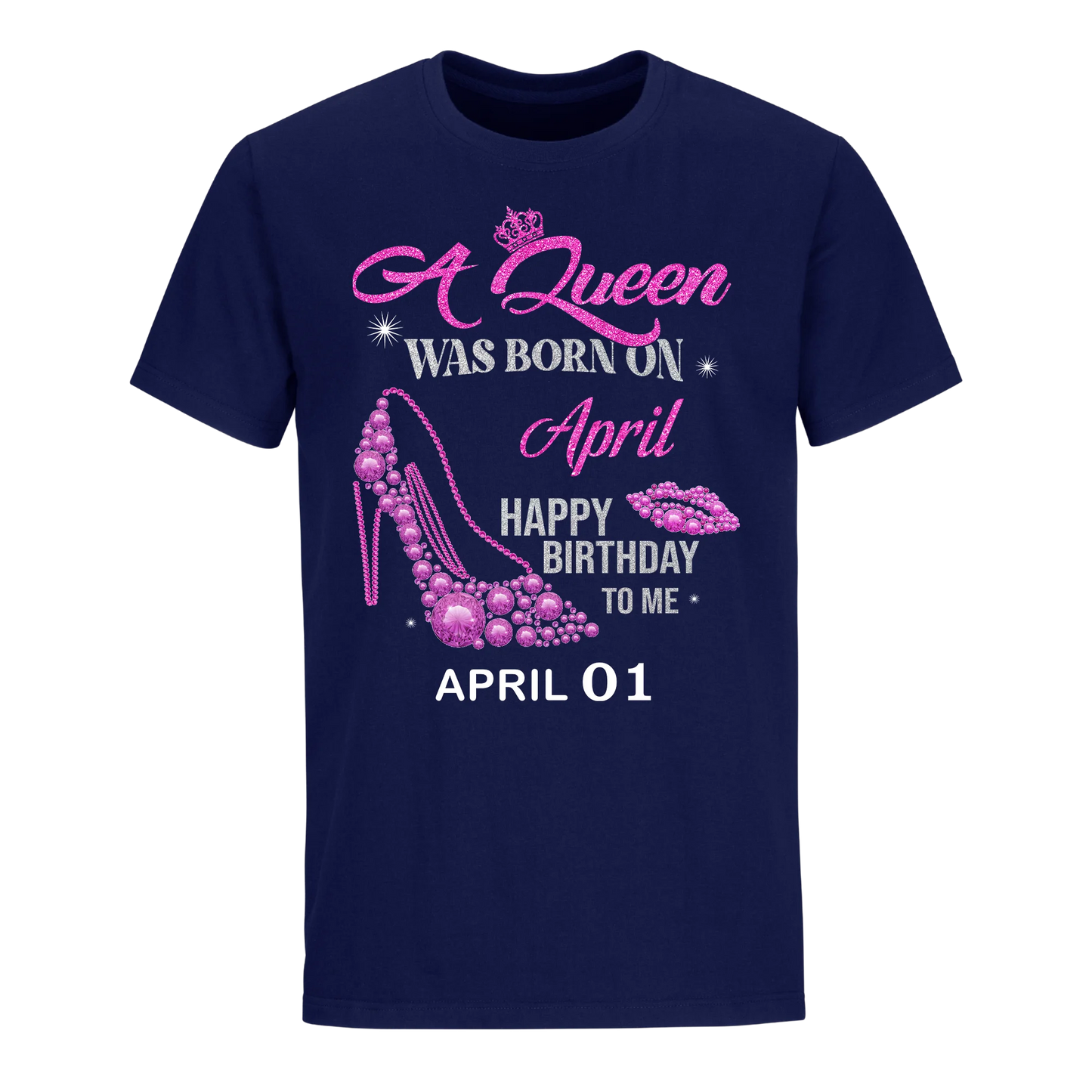 QUEEN WAS BORN BIRTHDAY APRIL 1ST UNISEX SHIRT