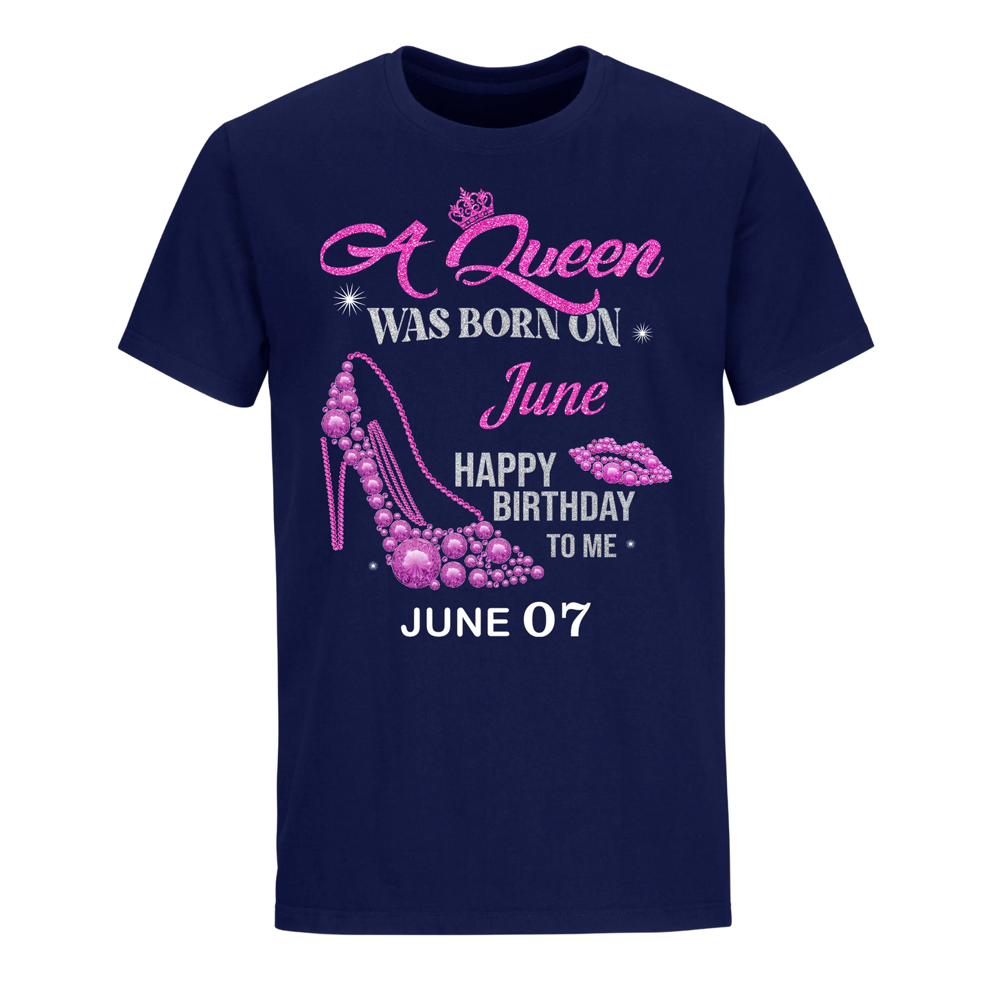 QUEEN WAS BORN BIRTHDAY JUNE 7TH UNISEX SHIRT