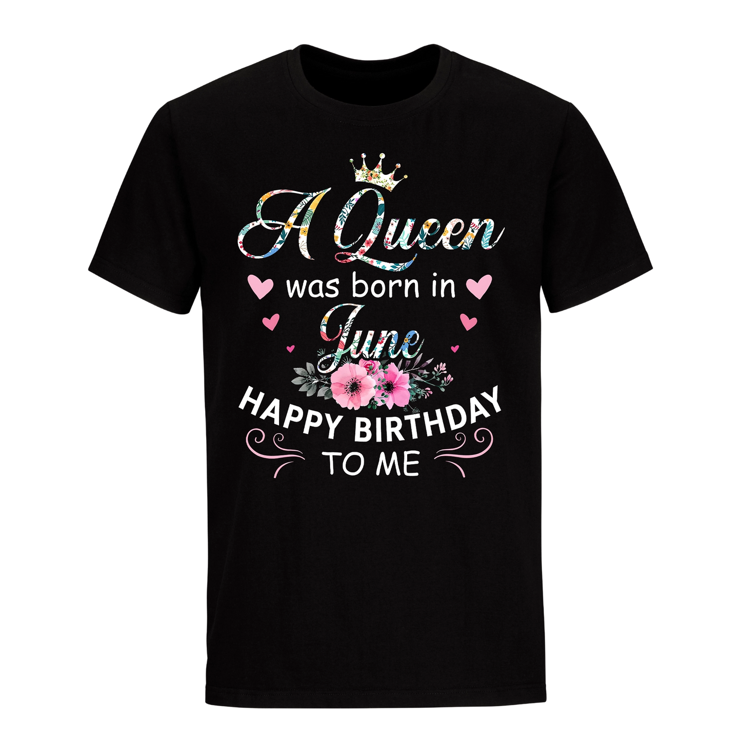 QUEEN BORN JUNE UNISEX SHIRT