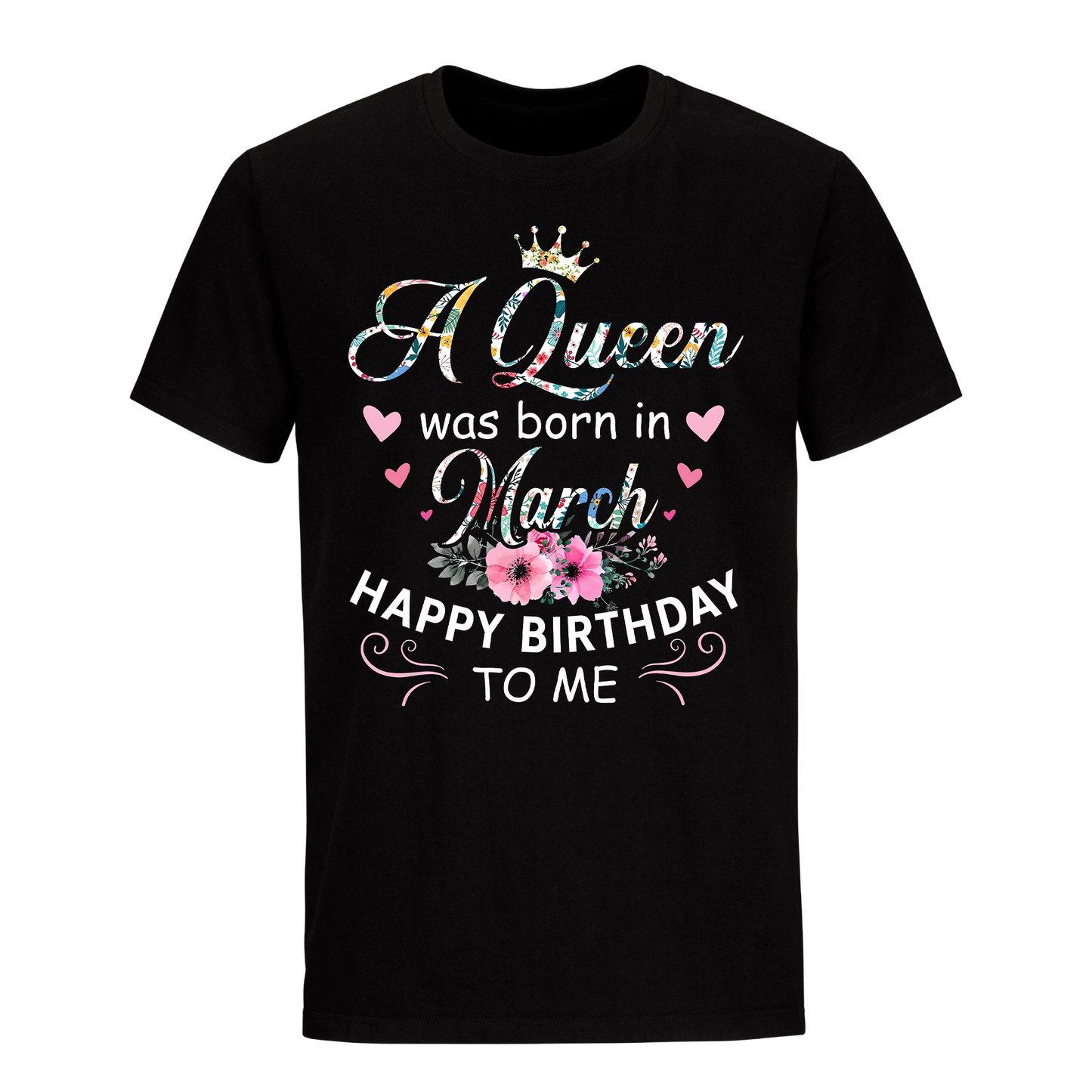 QUEEN BORN MARCH UNISEX SHIRT