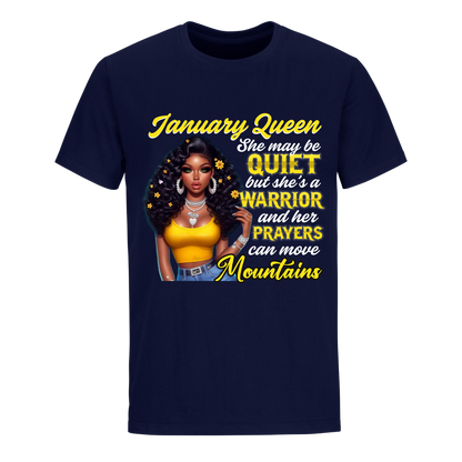 QUIET WOMEN JANUARY UNISEX SHIRT