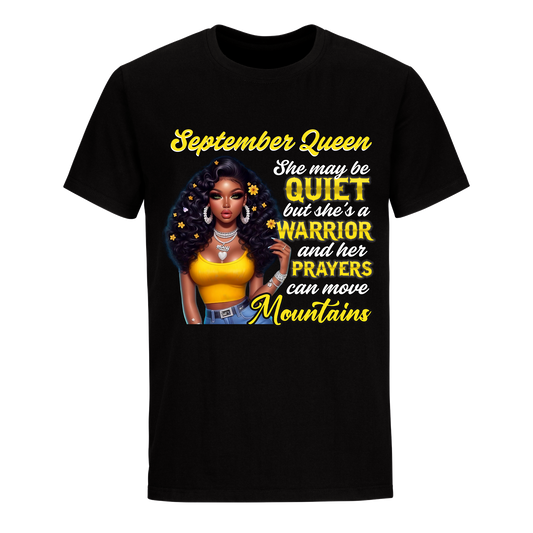 QUIET WOMEN SEPTEMBER UNISEX SHIRT