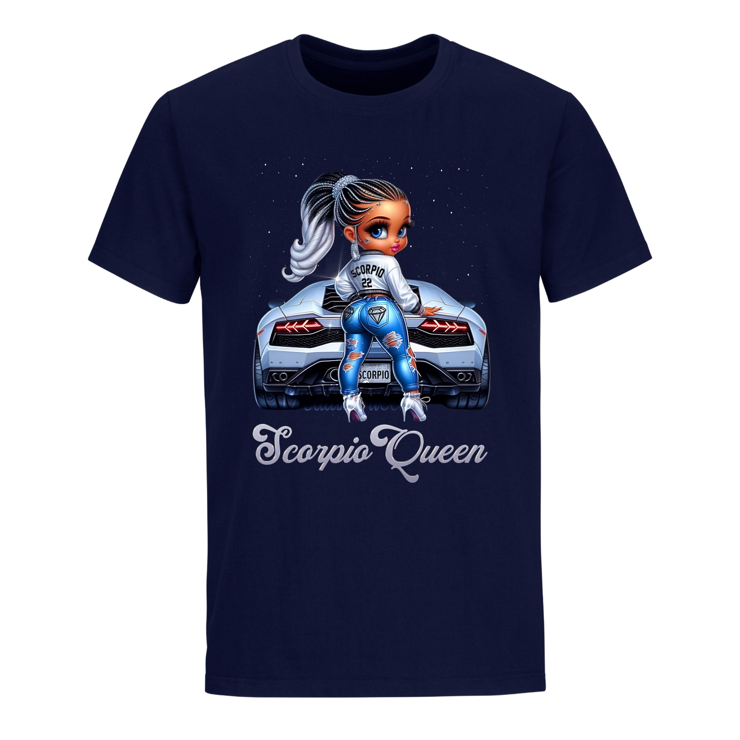 SCORPIO QUEEN SUNSIGN UNISEX SHIRT