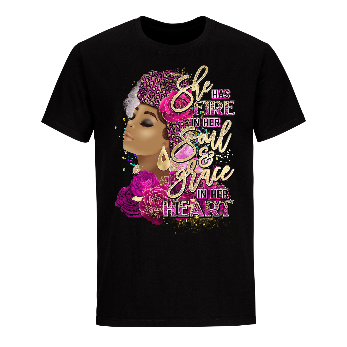 SHE HAS FIRE ONE UNISEX SHIRT