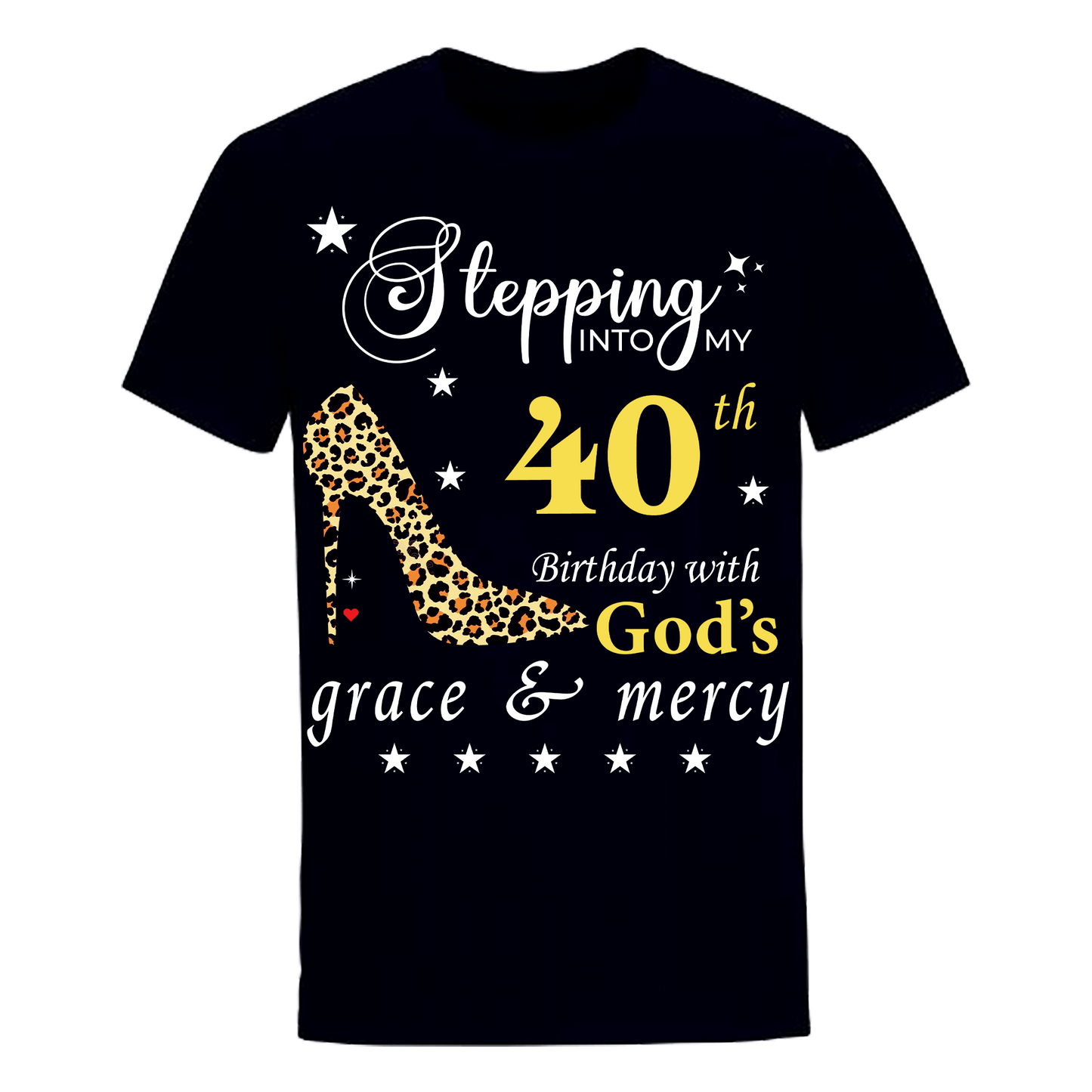 STEPPING 40TH BIRTHDAY UNISEX SHIRT