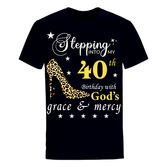 STEPPING 40TH BIRTHDAY UNISEX SHIRT