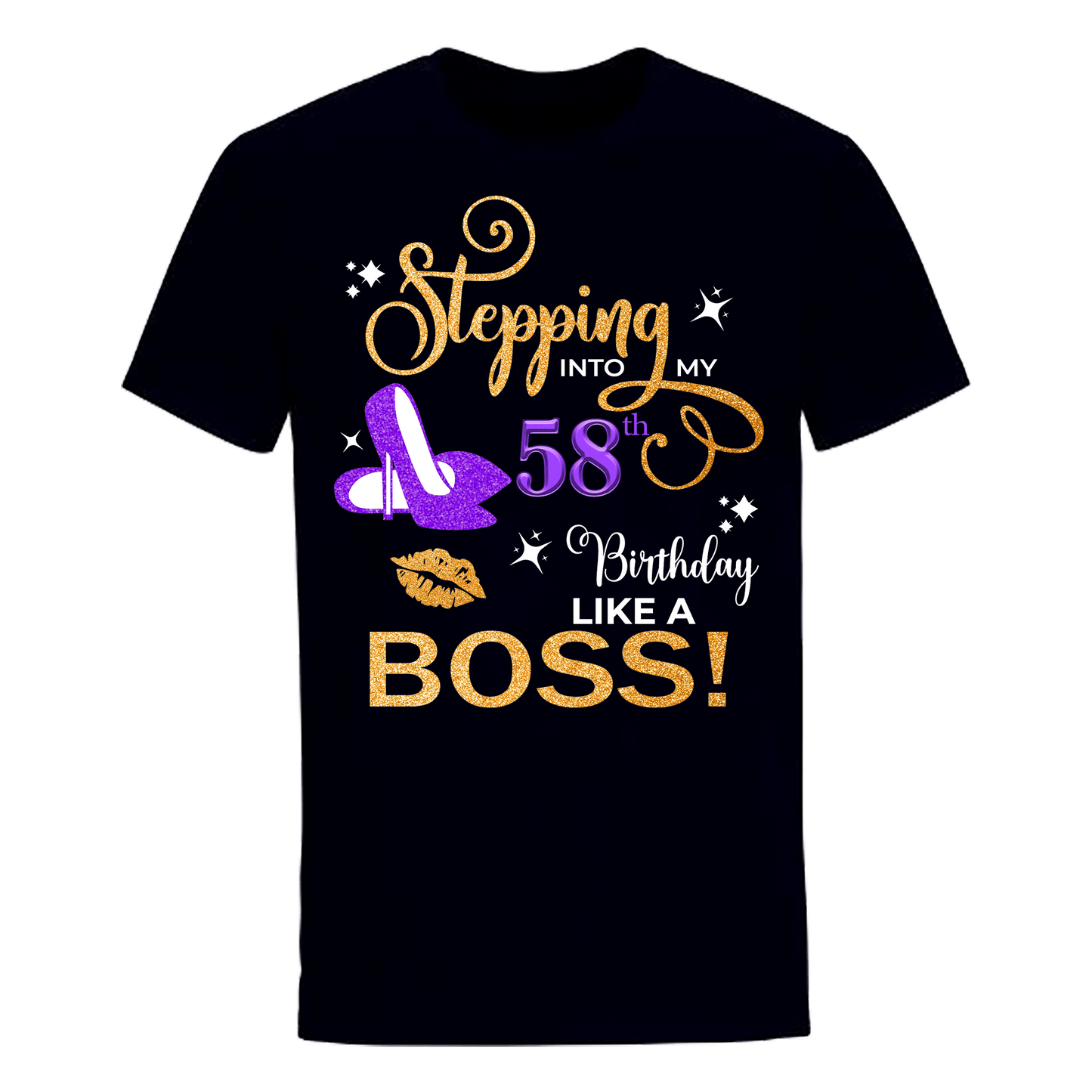 STEPPING 58TH BOSS UNISEX SHIRT